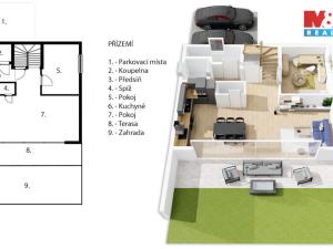 Prodej rodinného domu, Veleň, Na Kocandě, 134 m2