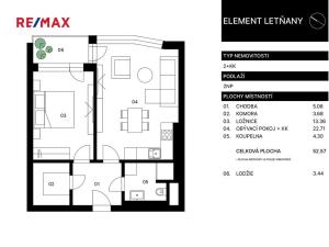 Prodej bytu 2+kk, Praha - Letňany, Tupolevova, 53 m2