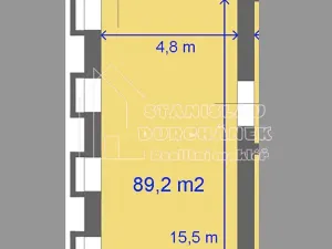 Pronájem výrobních prostor, Praha - Karlín, Pernerova, 89 m2