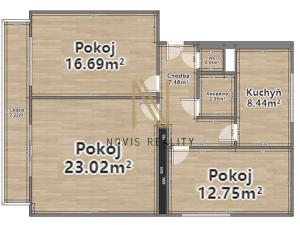 Pronájem bytu 3+1, Klatovy, 78 m2