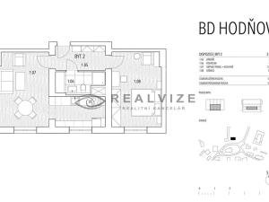 Prodej bytu 2+kk, Horní Planá, 50 m2