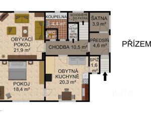 Prodej rodinného domu, Kostelec nad Vltavou, 243 m2