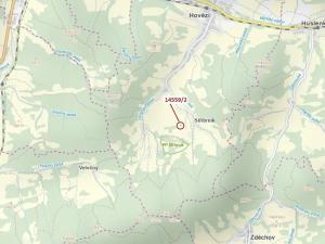 Dražba lesa, Hovězí, 605 m2