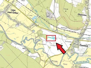 Prodej podílu pole, Čestice, 1330 m2