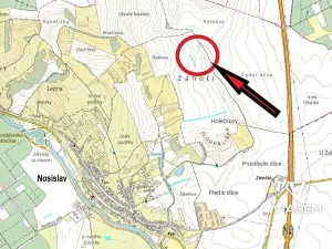 Prodej podílu pole, Nosislav, 517 m2