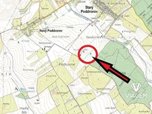 Prodej podílu pole, Starý Poddvorov, 945 m2