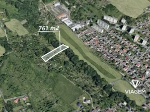 Prodej zahrady, Děčín, 849 m2