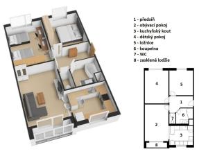 Prodej bytu 3+kk, Jilemnice, Ambrožova, 71 m2