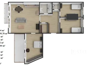 Prodej bytu 4+kk, Praha - Dubeč, Netlucká, 102 m2