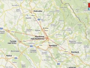 Pronájem bytu 2+1, Rychnov nad Kněžnou, Na Trávníku, 65 m2