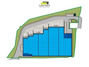 Pronájem výrobních prostor, Kozomín, 7600 m2