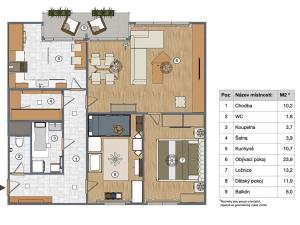 Prodej bytu 3+kk, Kladno, Generála Selnera, 79 m2