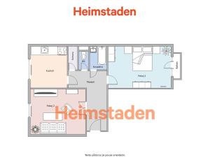 Pronájem bytu 2+1, Karviná - Nové Město, Závodní, 55 m2