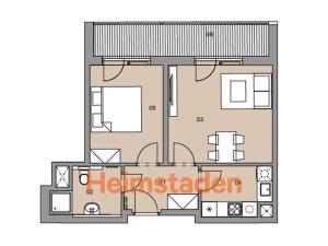 Pronájem bytu 2+1, Plzeň - Jižní Předměstí, Magisterská, 46 m2