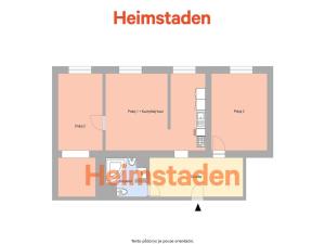 Pronájem bytu 3+1, Ostrava - Poruba, Gustava Klimenta, 76 m2