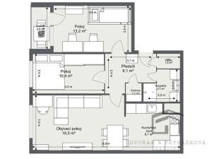 Prodej bytu 3+kk, Praha - Horní Měcholupy, Janovská, 63 m2