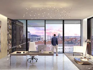 Pronájem kanceláře, Praha - Nusle, Na Pankráci, 1450 m2