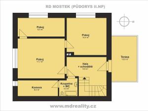 Prodej vícegeneračního domu, Mostek, 140 m2