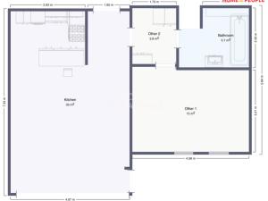 Prodej bytu 2+kk, Praha - Podolí, Jeremenkova, 62 m2