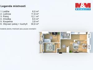 Prodej bytu 3+1, Krupka - Maršov, Dukelských hrdinů, 68 m2