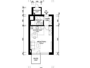 Pronájem bytu 1+kk, Litomyšl, Z. Kopala, 36 m2