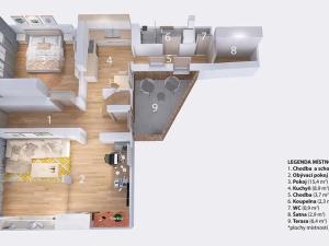 Prodej bytu 4+1, Nedvědice, 127 m2