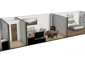 Prodej rodinného domu, Lhenice, 61 m2