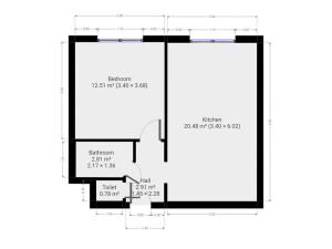 Prodej bytu 2+kk, Praha - Krč, Štúrova, 39 m2