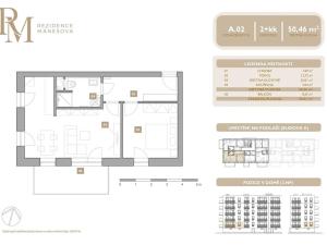 Prodej bytu 2+kk, Lipník nad Bečvou, Mánesova, 50 m2