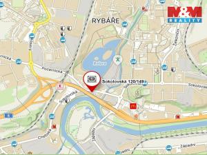 Pronájem kanceláře, Karlovy Vary - Rybáře, Sokolovská, 22 m2