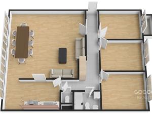 Pronájem bytu 4+kk, Praha - Smíchov, Ostrovského, 107 m2