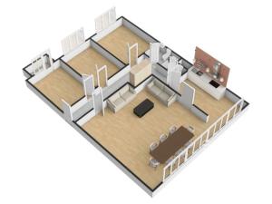 Pronájem bytu 4+kk, Praha - Smíchov, Ostrovského, 107 m2