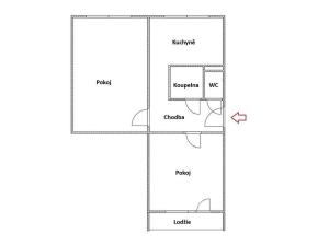 Prodej bytu 2+1, Kralupy nad Vltavou - Lobeček, Sídliště, 48 m2
