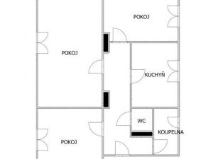 Prodej bytu 3+1, Ostrava - Hrabůvka, Horní, 56 m2