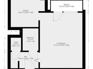 Pronájem bytu 1+1, Praha - Bohnice, Toruňská, 30 m2