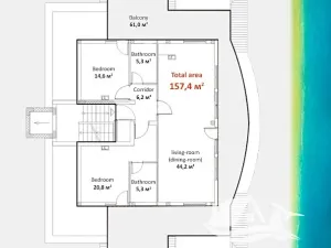 Prodej bytu 3+kk, Bjala, Bulharsko, 157 m2