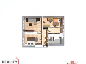 Prodej bytu 3+1, Oldřišov, Opavská, 56 m2