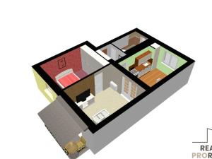 Prodej bytu 2+1, Přerov, Jižní čtvrť I, 43 m2