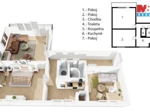 Prodej bytu 3+1, Ruda, 76 m2