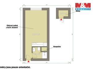 Prodej bytu 1+kk, Horní Bříza, U Vrbky, 25 m2