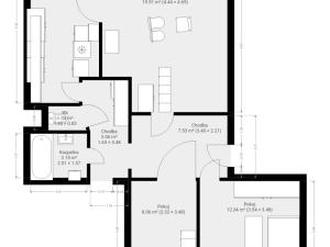 Pronájem bytu 4+1, Brno, Prušánecká, 89 m2