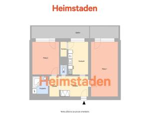 Pronájem bytu 2+1, Ostrava - Výškovice, Jičínská, 61 m2