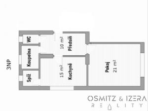 Pronájem bytu 1+1, Praha - Smíchov, Franty Kocourka, 55 m2