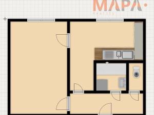 Pronájem bytu 1+1, Jirkov, Osvobození, 35 m2