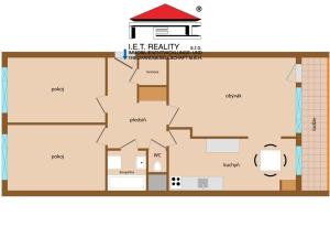 Prodej bytu 3+1, Praha - Chodov, Zdiměřická, 71 m2