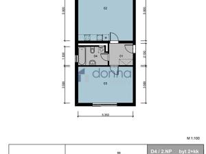 Pronájem bytu 2+kk, Praha, Karla Zicha, 65 m2