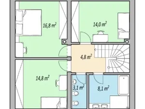 Prodej rodinného domu, Divec, 121 m2
