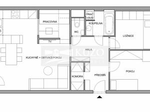 Prodej bytu 3+kk, Praha, Emilie Hyblerové, 78 m2