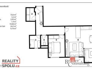 Prodej bytu 2+kk, Hradec Králové - Třebeš, Pod Svahem, 56 m2