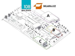 Pronájem skladu, Jinačovice, 1500 m2